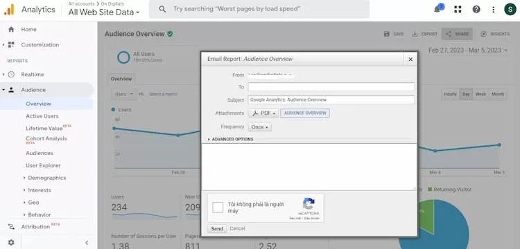 What is a metric in google analytics