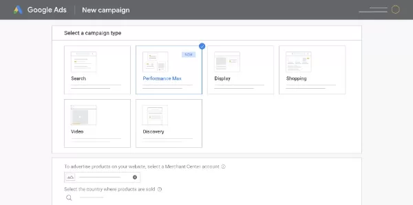 google ads performance max
