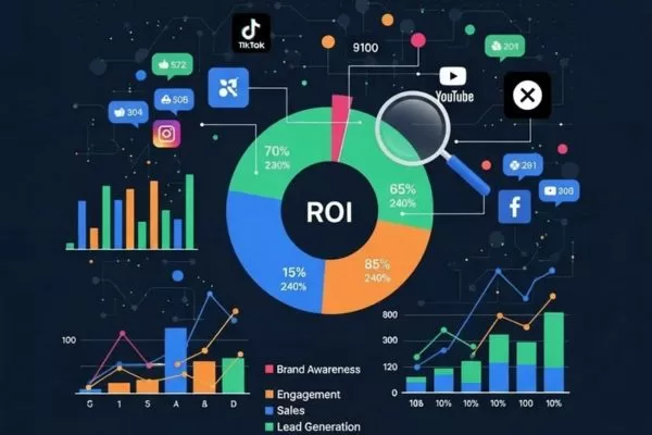 Influencer campaign revenue blends tracked sales, awareness value, and reusable content