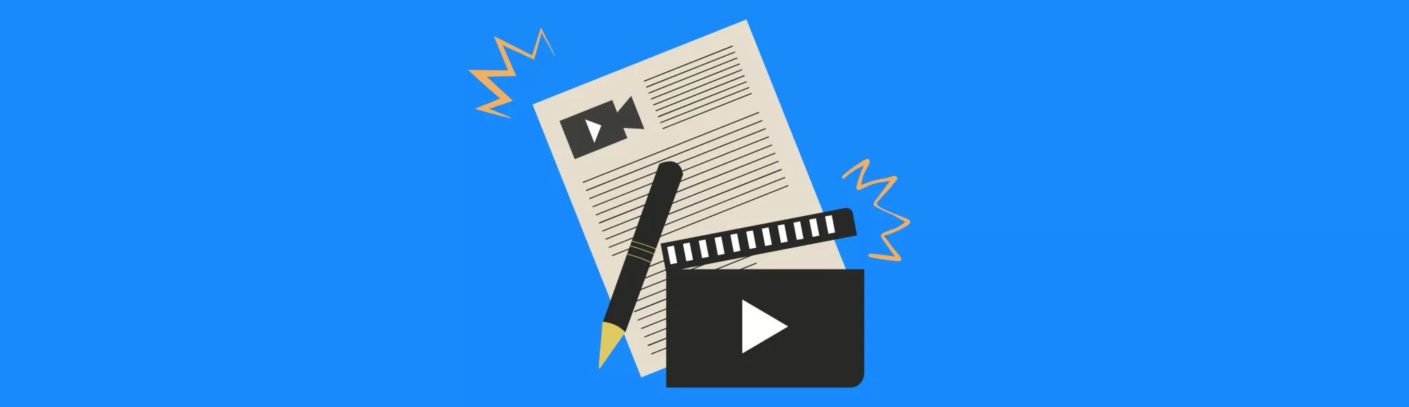 What is a video script template?