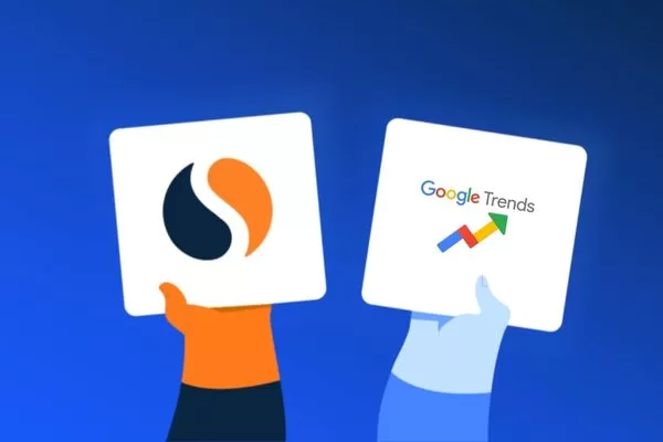 Use Google Trends to find demand, then SimilarWeb to validate traffic