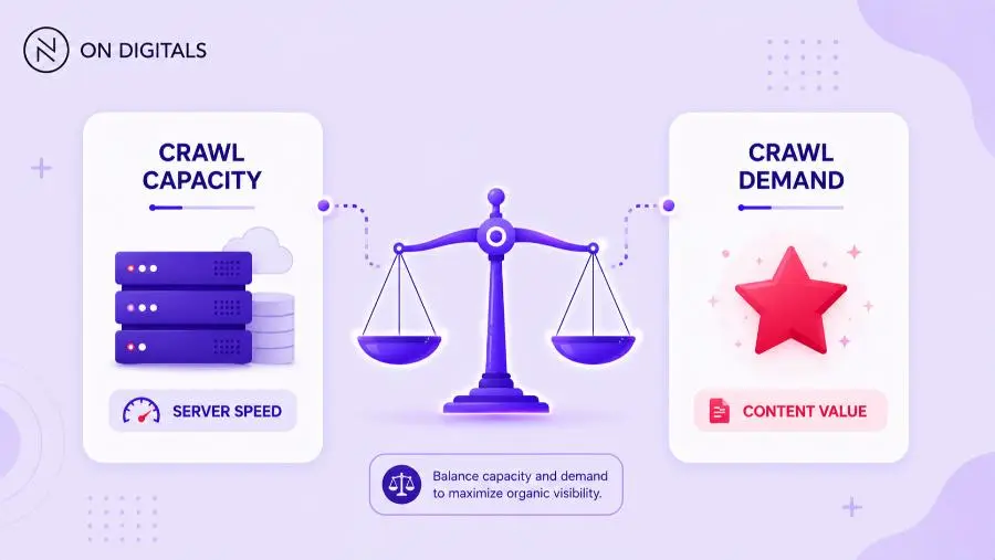 Crawl capacity versus crawl demand