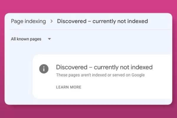 Discovered isn’t crawled; crawled isn’t indexed due to quality