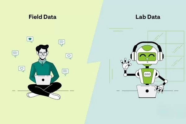 Lighthouse uses lab data, while PageSpeed Insights includes real user field data