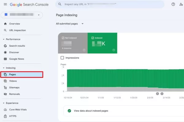 Use Search Console exports to identify patterns behind non-indexed pages