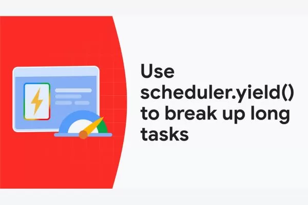 Breaking up long tasks improves responsiveness by freeing the main thread