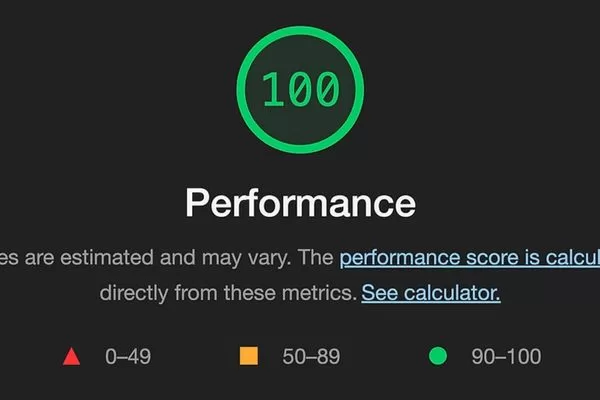 Perfect scores matter less than meeting Core Web Vitals thresholds