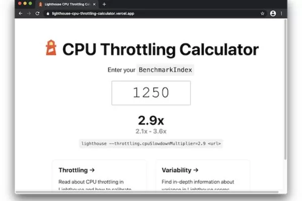 Lighthouse and PageSpeed Insights simulate performance differently