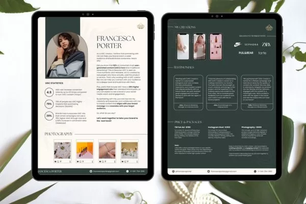 Spec work lets beginners build a strong UGC portfolio before landing real brand deals