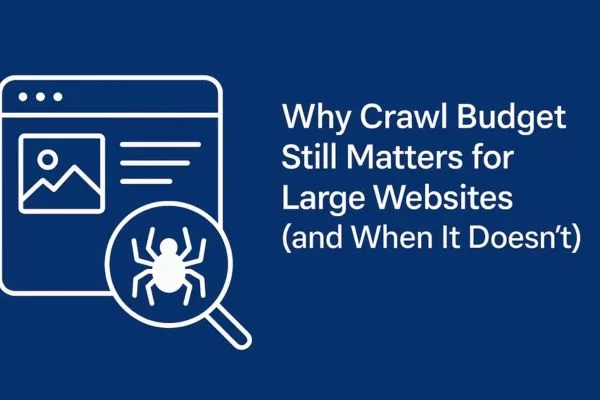 The must-know importance of managing crawl budget for large sites