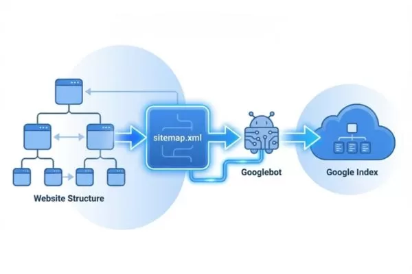 Pages reach search results through crawling, rendering, and indexing