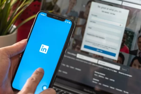 Explain how paid posts appear natively within professional feeds