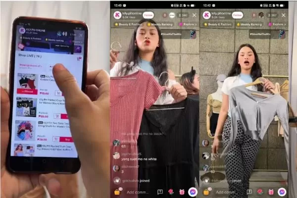 Step-by-step explanation of the live selling process online