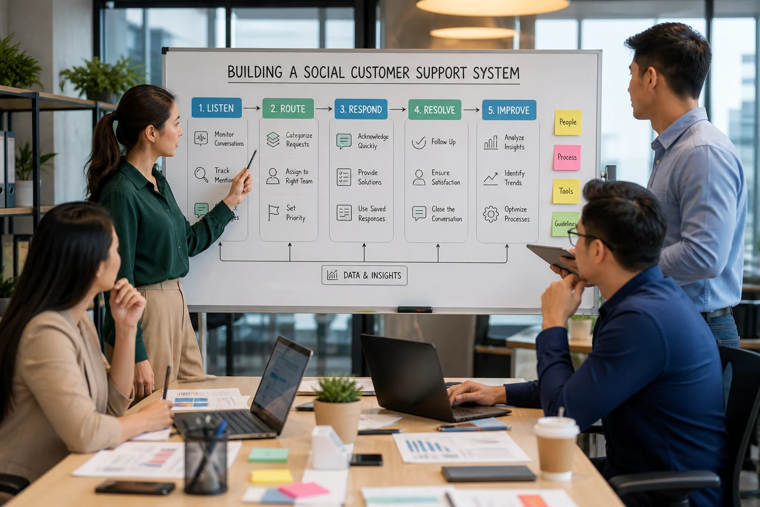 Clear steps guide businesses in building social support systems