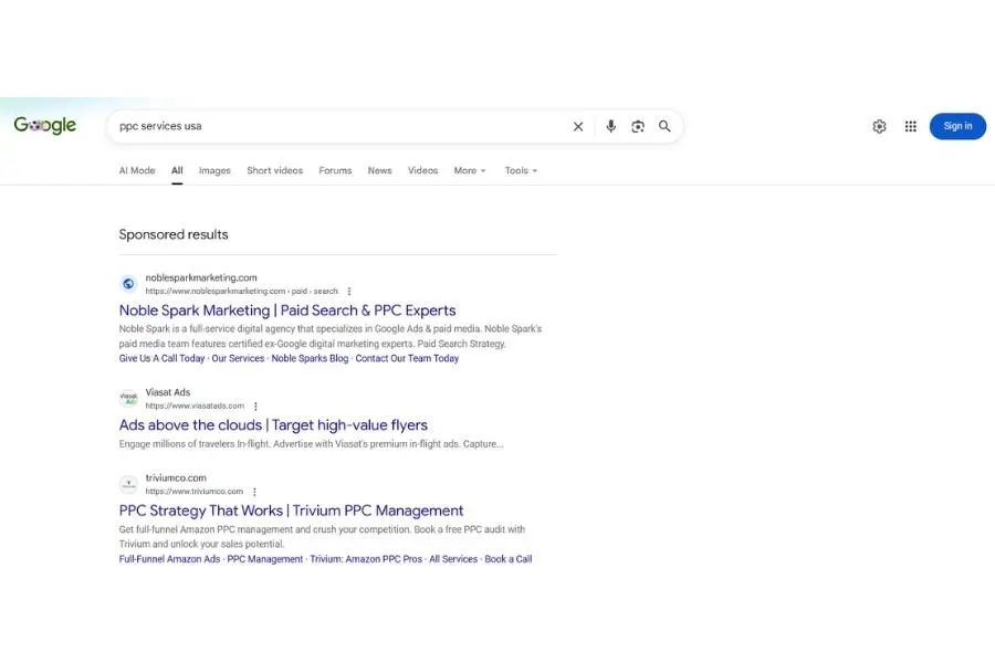 Google Search ads