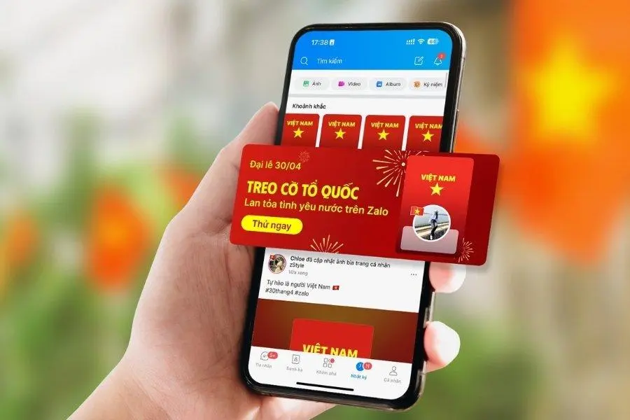 Zalo ads in Vietnam