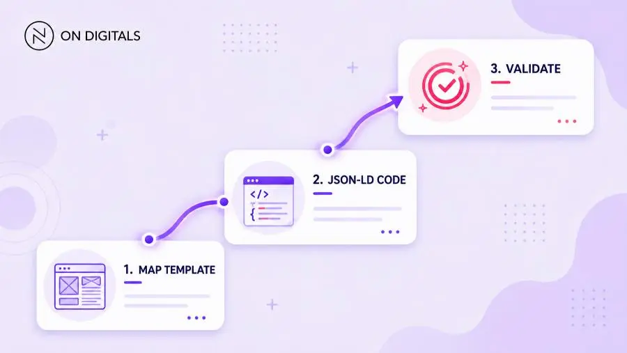 Schema markup implementation workflow