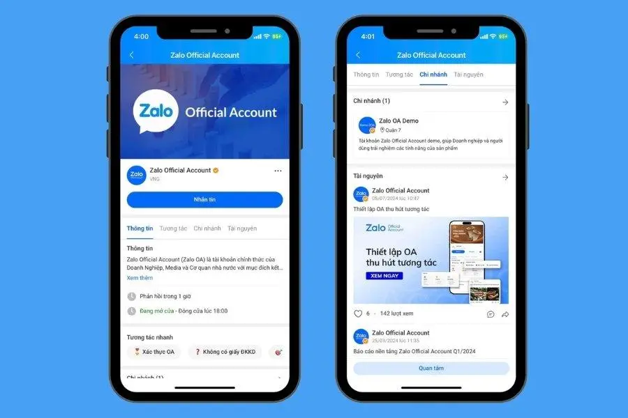 Zalo Official Account